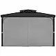 VEVOR Γκρι Αδιάβροχες Κουρτίνες Κιόσκι 10' x 10' x 6.9' SMLTCL10FT10TS9T6V0