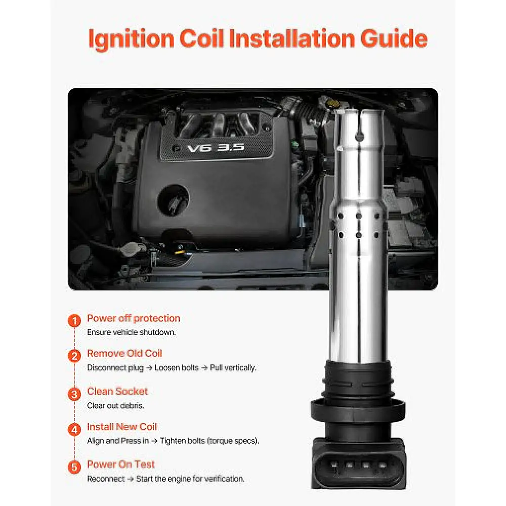 VEVOR Σετ Πολλαπλασιαστών 4 Τεμαχίων για Audi, Seat & Volkswagen DHXQZJ4PCSLJ230MA003V9