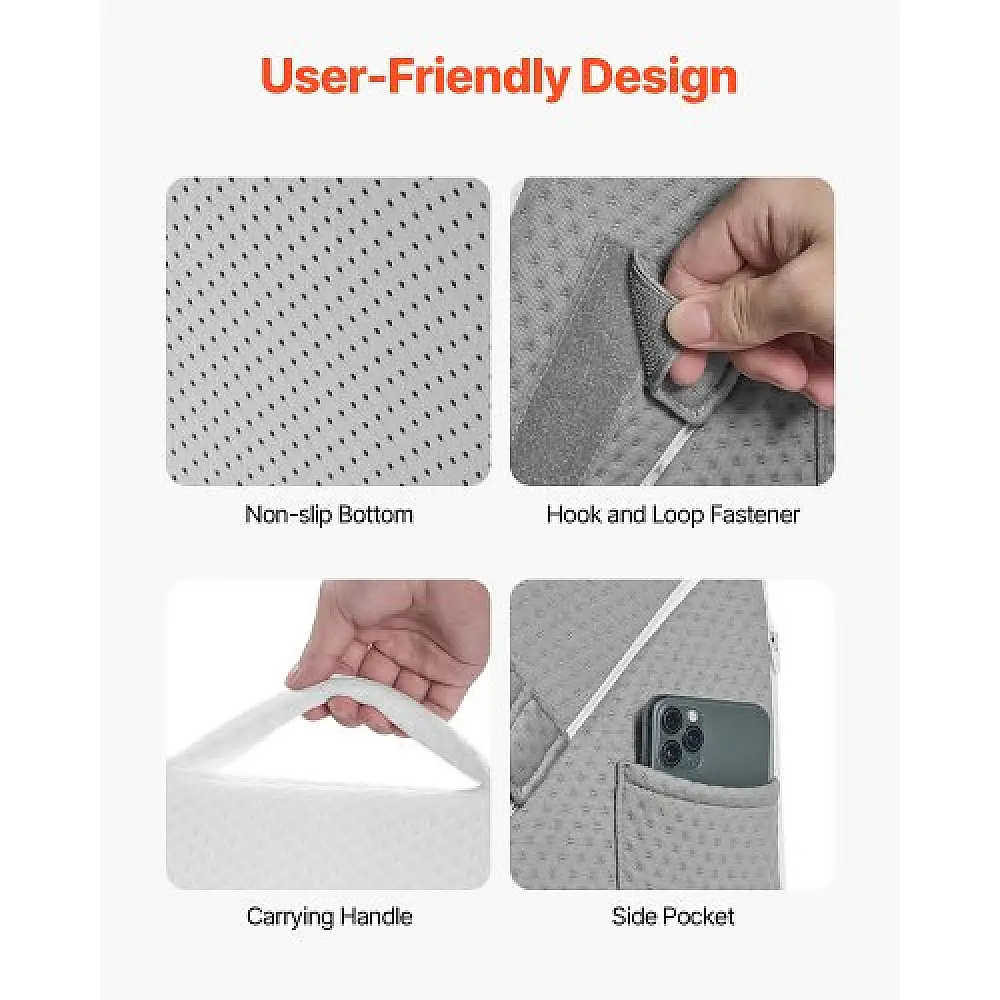 VEVOR Ορθοπεδικό Μαξιλάρι Σφήνα 3 σε 1 για Ύπνο και Ανακούφιση XXZKDJXXZ3JTEJVKE001V0