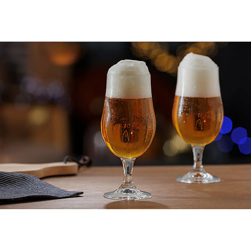 Σετ 4 Ποτήρια Μπύρας με Ποδαράκι 370 ml 134801 Secret de Gourmet