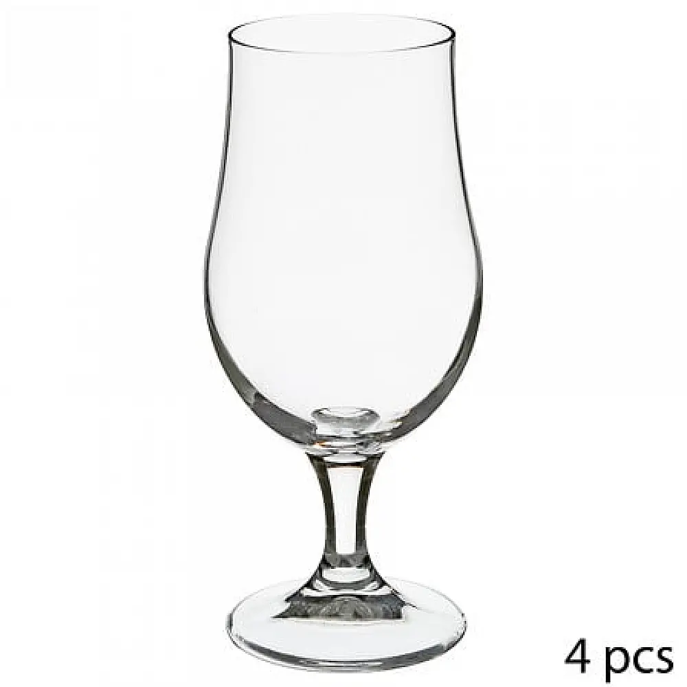 Σετ 4 Ποτήρια Μπύρας με Ποδαράκι 370 ml 134801 Secret de Gourmet