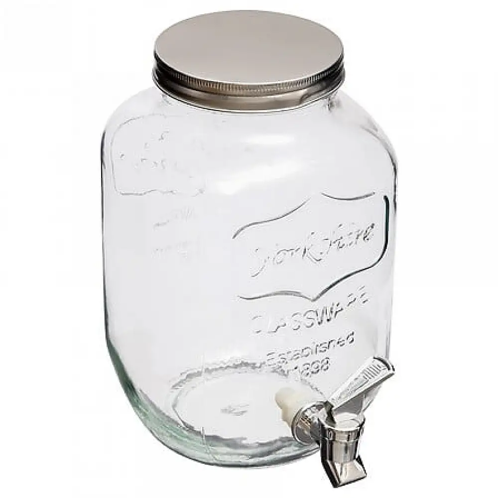 Γυάλινος Διανομέας Ποτών Yorkshire 4lt – Διαφανής 135887 Secret de Gourmet