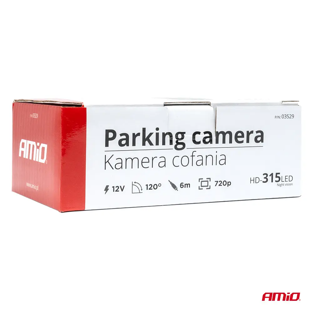 AMiO Κάμερα οπισθοπορείας HD-315 LED 12v 720p ,03529 AMiO Κάμερα οπισθοπορείας HD-315 LED 12v 720p ,03529