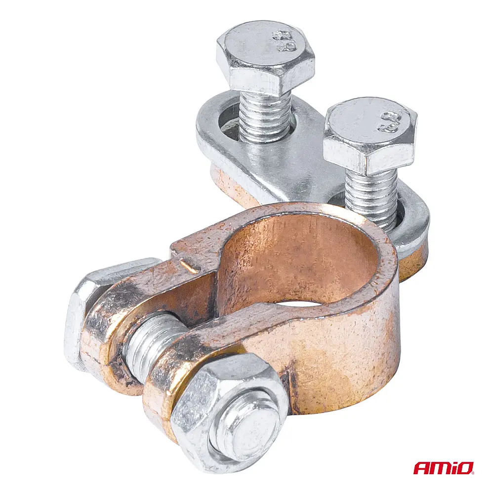 AMiO Τερματικά μπαταρίας από ορείχαλκο 600AMP, 2 τεμ. ,01161 AMiO Τερματικά μπαταρίας από ορείχαλκο 600AMP, 2 τεμ. ,01161
