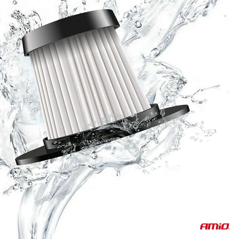 AMiO Σκούπα αυτοκινήτου 12V 60W HEPA 5kPa ,03691 AMiO Σκούπα αυτοκινήτου 12V 60W HEPA 5kPa ,03691