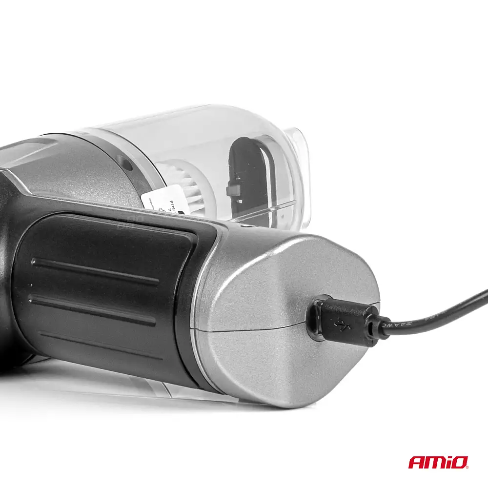 AMiO  Ασύρματη ηλεκτρική σκούπα αυτοκινήτου με φίλτρο HEPA ,03692