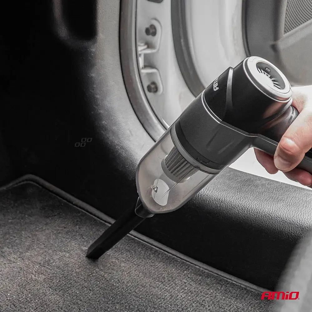 AMiO  Ασύρματη ηλεκτρική σκούπα αυτοκινήτου με φίλτρο HEPA ,03692