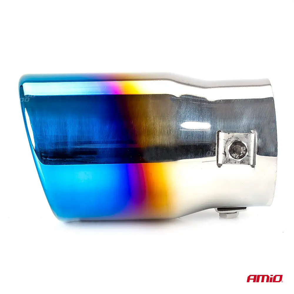 AMiO  Σιγαστήρας εξάτμισης από ανοξείδωτο χάλυβα MT 017BLC ,02197