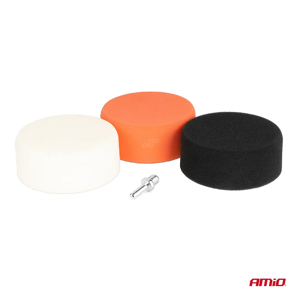 AMiO  Σετ γυαλίσματος αυτοκινήτου 3 x 125mm + M14 ,02648