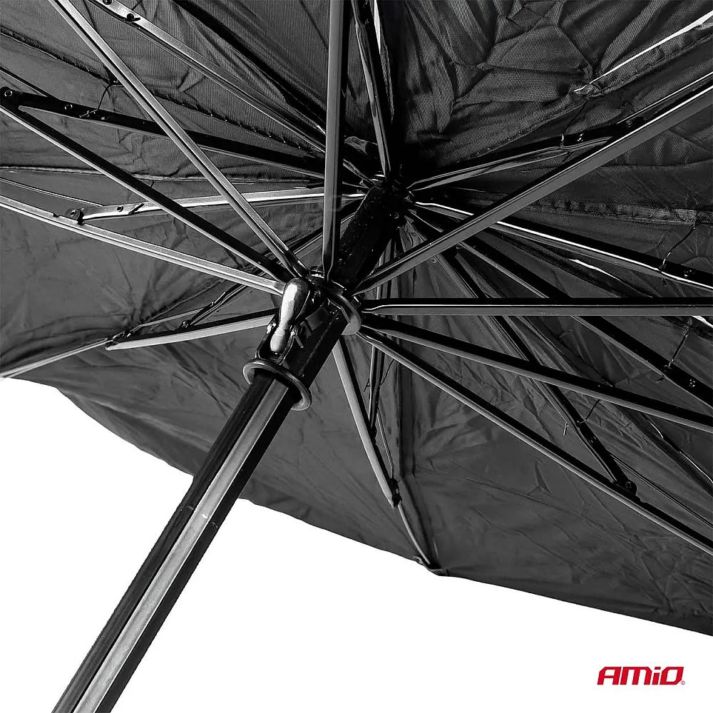 AMiO Πτυσσόμενη ομπρέλα ηλιοπροστασίας για το μπροστινό παρμπρίζ αυτοκινήτου 140x79cm ,02906 AMiO Πτυσσόμενη ομπρέλα ηλιοπροστασίας για το μπροστινό παρμπρίζ αυτοκινήτου 140x79cm ,02906