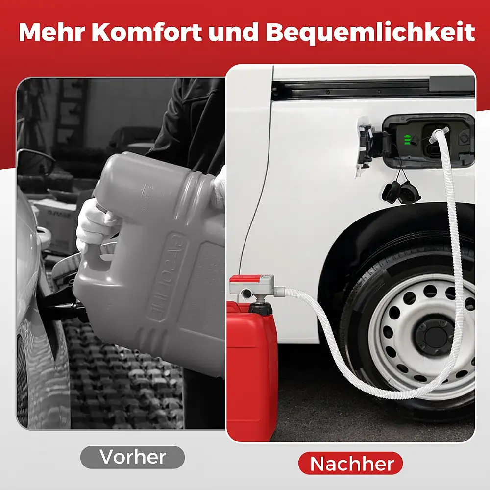 Costway Αντλία Μεταφοράς Καυσίμου με Αισθητήρα Αυτόματης Διακοπής και Διπλή Τροφοδοσία USB/Μπαταρίες AA TB10004