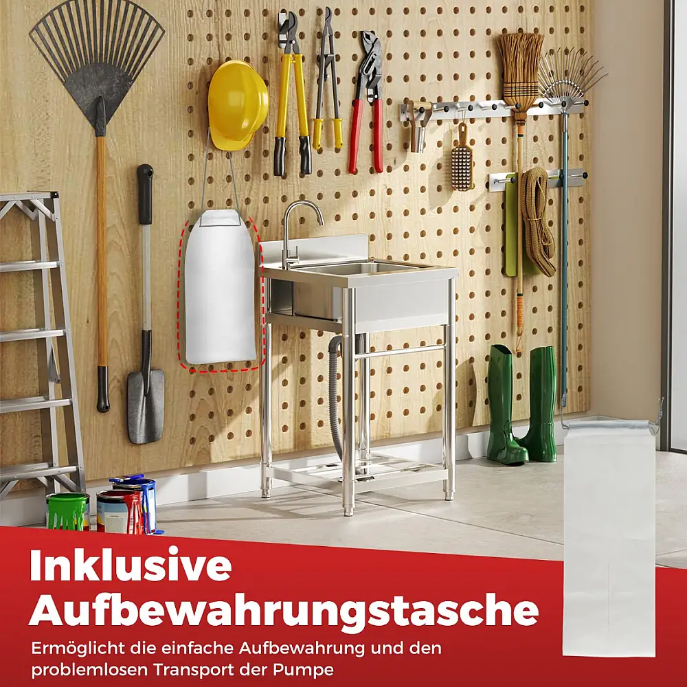 Costway Αντλία Μεταφοράς Καυσίμου με Αισθητήρα Αυτόματης Διακοπής και Διπλή Τροφοδοσία USB/Μπαταρίες AA TB10004