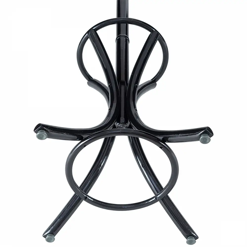 Costway Μοντέρνα Κρεμάστρα Ρούχων με Θέση για Ομπρέλες και 12 Γάντζους - Μαύρο HW55588BK