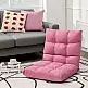 Costway Ροζ Πολυθρόνα Δαπέδου με Ρυθμιζόμενη Πλάτη 14 Θέσεων HW66636FS