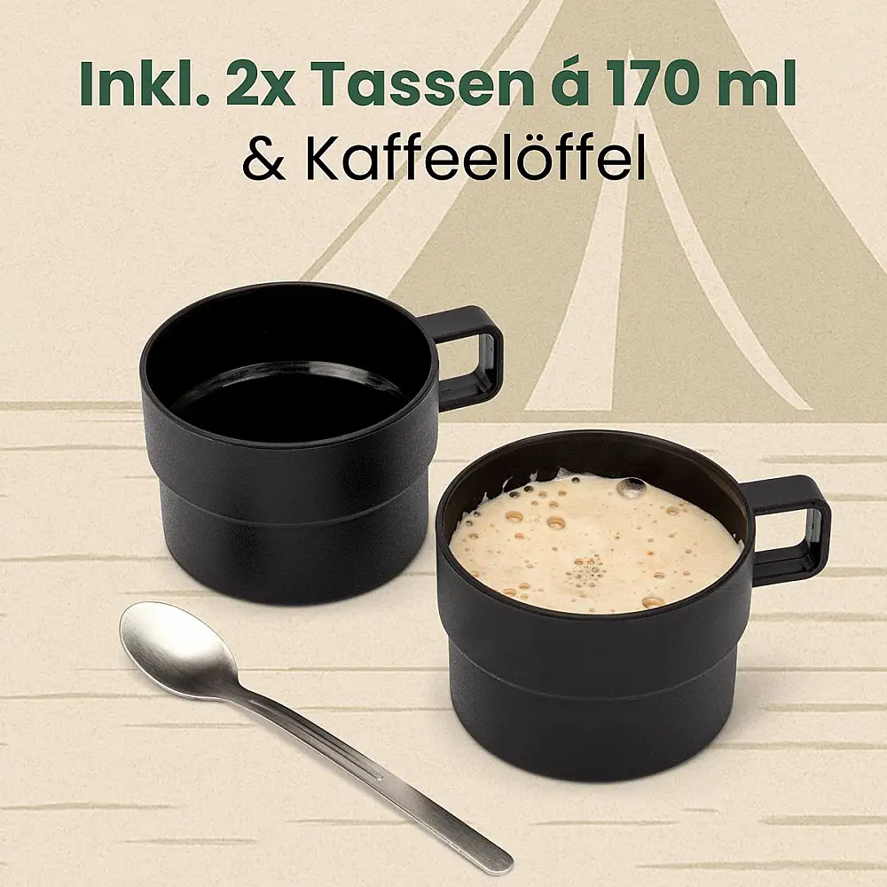 Βραστήρας Ταξιδίου από Ανοξείδωτο Ατσάλι 0.5L 1000 W- Μαύρο/Ασημί WKR3624 Clatronic