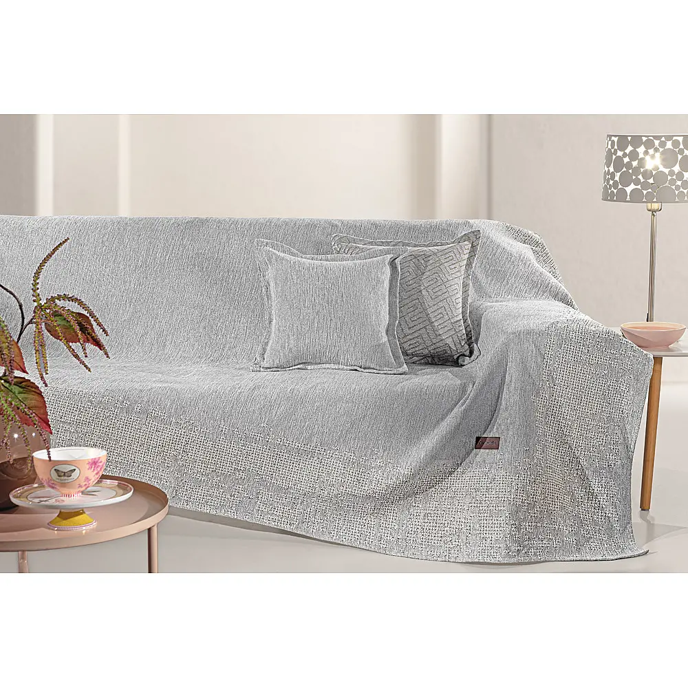 Guy Laroche Ριχτάρι Καναπέ Perth Grey (Διθέσιος) 180x250 ,1133030125021