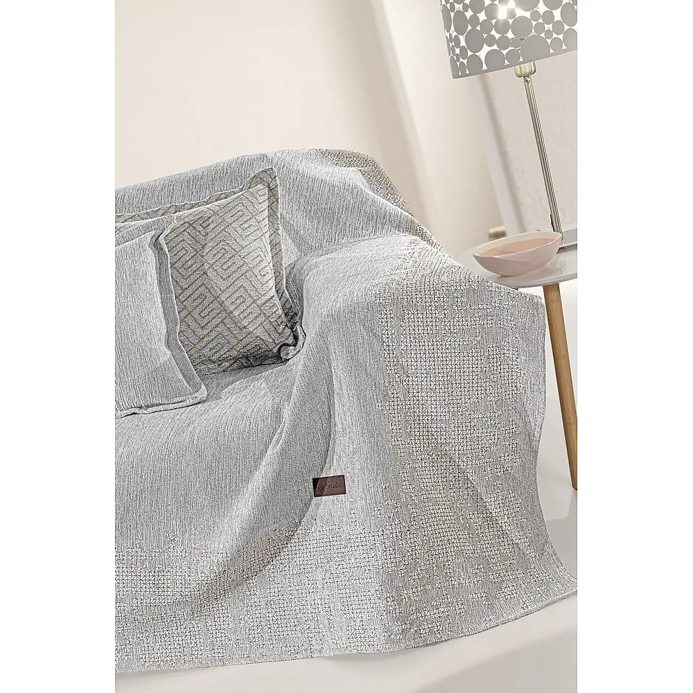 Guy Laroche Ριχτάρι Καναπέ Perth Grey (Διθέσιος) 180x250 ,1133030125021