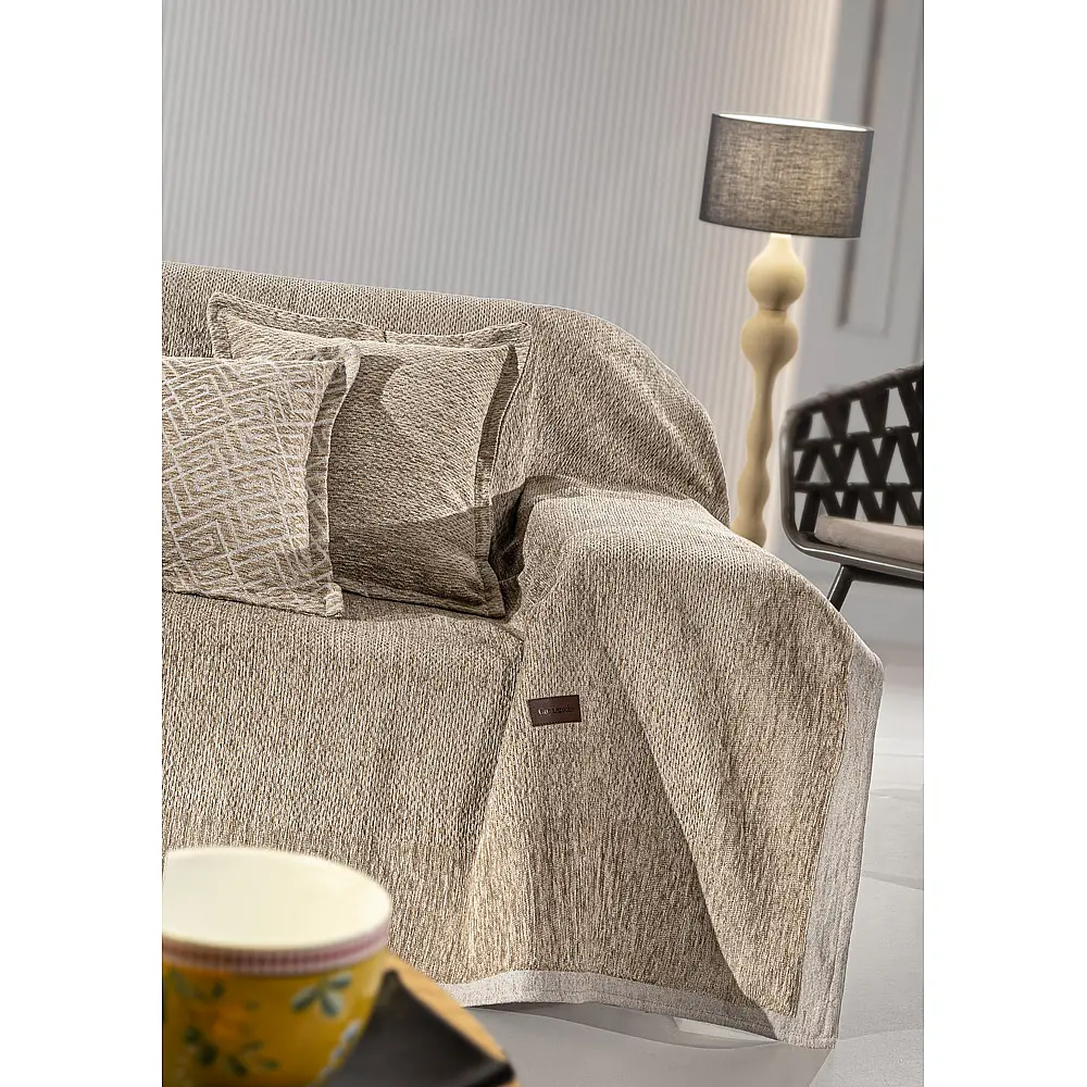 Guy Laroche Ριχτάρι Καναπέ Central Taupe (Διθέσιος) 180x250 ,1133030125045
