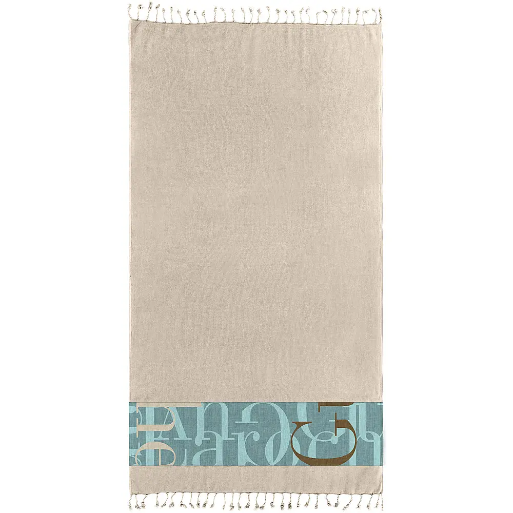 Guy Laroche Πετσέτα Θαλάσσης - Παρεό Pestemal 25 Beige 90x170 ,1130030125058