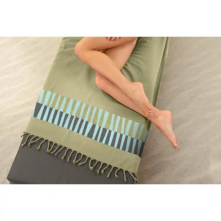 Guy Laroche Πετσέτα Θαλάσσης - Παρεό Pestemal 23 Khaki 90x170 ,1130030125063