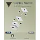 SONGMICS Λευκό Μοντέρνο Κομοδίνο 34x30x58cm με 3 Ράφια και Υφασμάτινο Καλάθι LET286W01