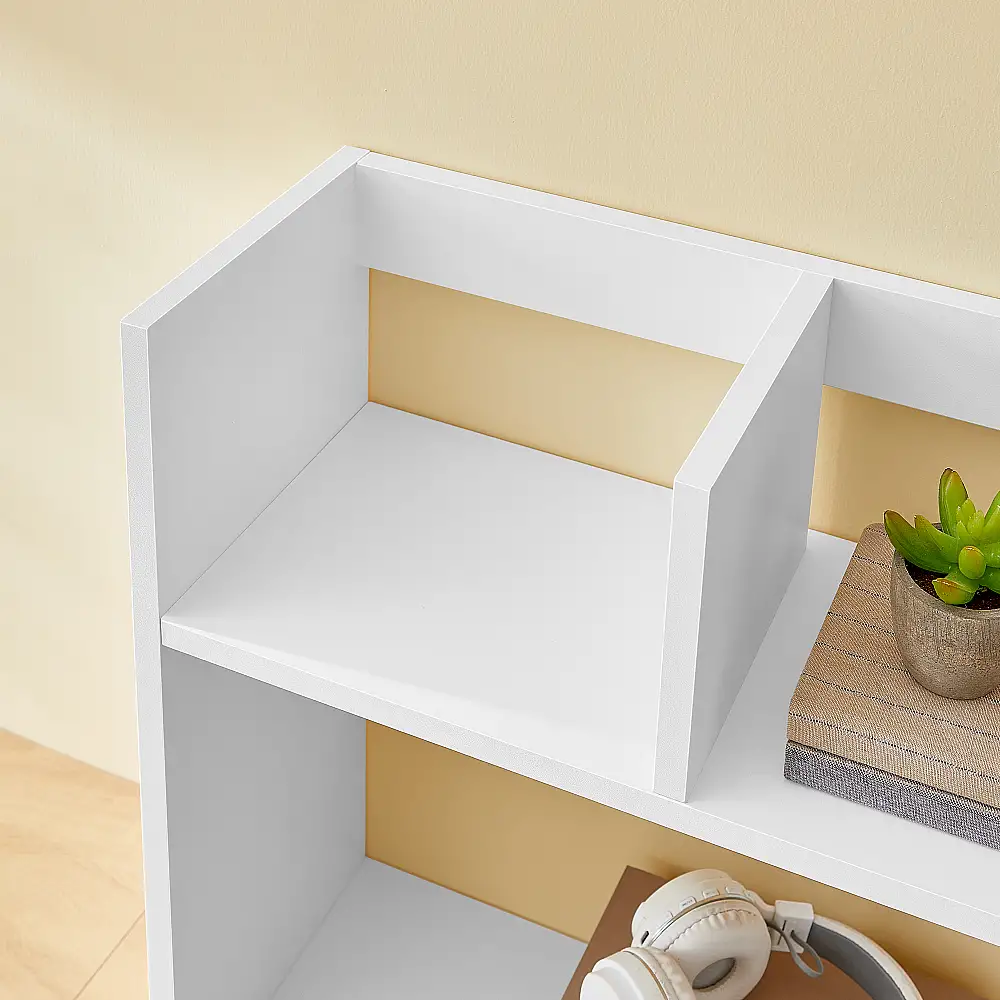 VASAGLE Ραφιέρα Γραφείου Μοντέρνου Σχεδιασμού με Ευρύχωρη Αποθήκευση και Εύκολη Συναρμολόγηση LBC815W14