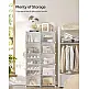 SONGMICS Παπουτσοθήκη Οργάνωσης 82x32x152cm για 40 Ζευγάρια με Γάντζους και Αντιολισθητική Συσκευή LPC035W01 SONGMICS Παπουτσοθήκη Οργάνωσης 82x32x152cm για 40 Ζευγάρια με Γάντζους και Αντιολισθητική Συσκευή LPC035W01