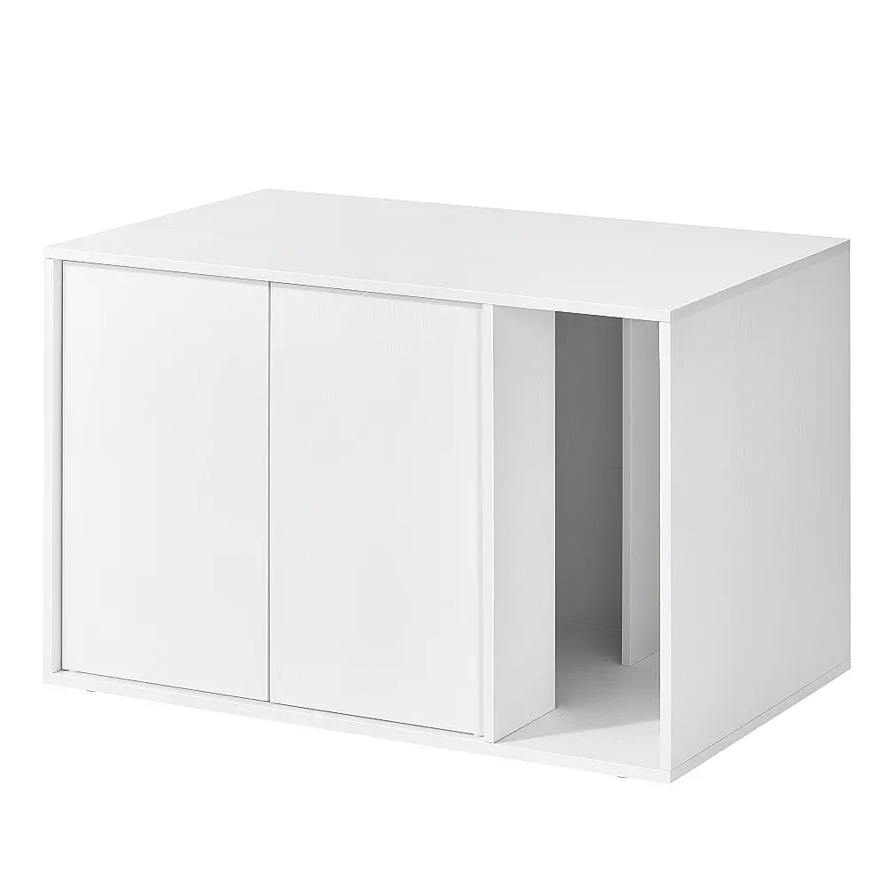 SONGMICS Κομψό Κουτί Απορριμμάτων Γάτας 80x50x53cm - Γρήγορη Συναρμολόγηση Χωρίς Εργαλεία, Ιδιωτικότητα και Αντοχή PCL013W01