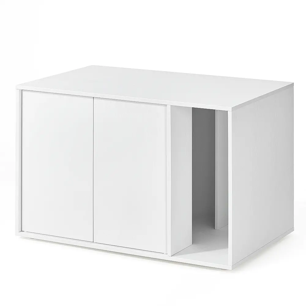 SONGMICS Κομψό Κουτί Απορριμμάτων Γάτας 80x50x53cm - Γρήγορη Συναρμολόγηση Χωρίς Εργαλεία, Ιδιωτικότητα και Αντοχή PCL013W01