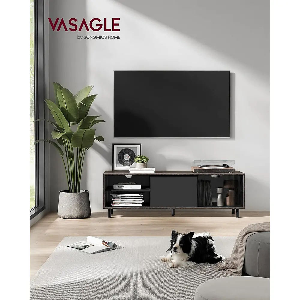 VASAGLE Σταντ Τηλεόρασης 60" με Γρήγορη Συναρμολόγηση και Σύγχρονο Σχεδιασμό 140x39x45 εκ. LTV466K02