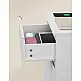 VASAGLE Κομοδίνο 40x35x59cm με Πρίζα και USB Θύρες σε Λευκό Χρώμα LET831W14V1