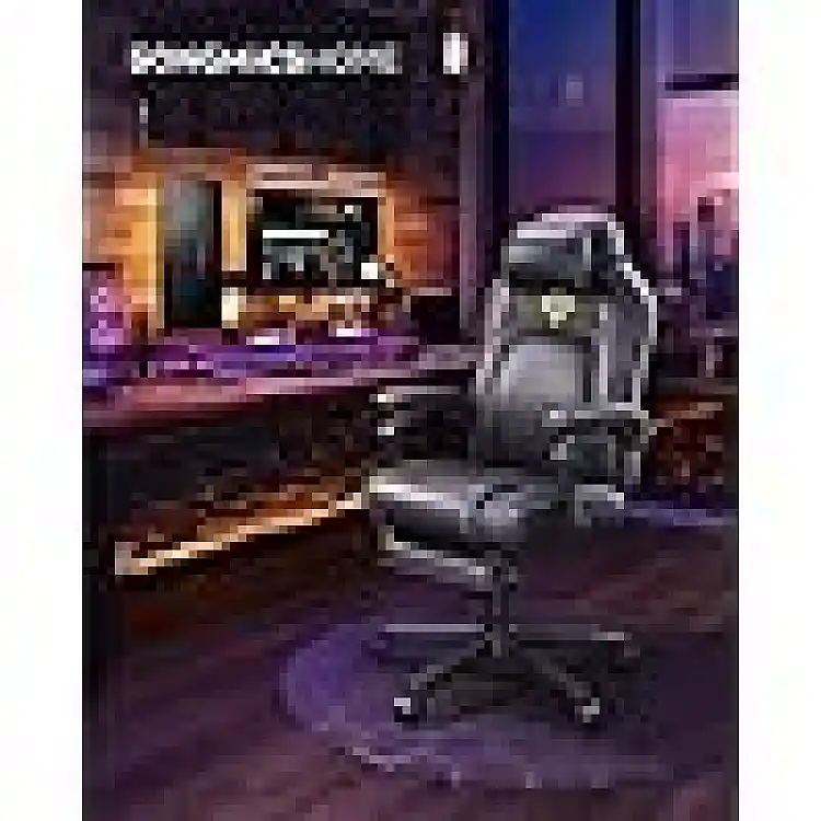 SONGMICS Εργονομική Gaming Καρέκλα με Ρυθμιζόμενη Πλάτη σε Μαύρο Χρώμα - Ιδανική για Άνεση και Στήριξη OBG072B01