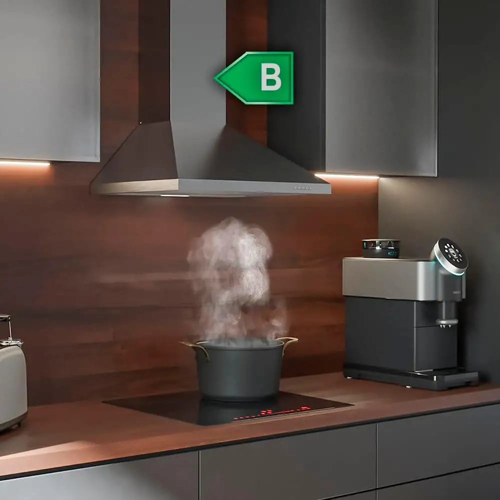 Απορροφητήρας Καμινάδα 90cm 65W Bolero Inox CEC-02842 Cecotec