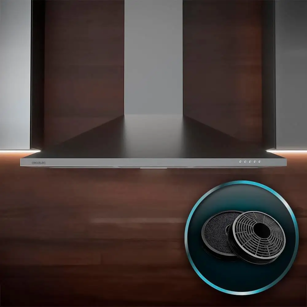 Απορροφητήρας Καμινάδα 90cm 65W Bolero Inox CEC-02842 Cecotec