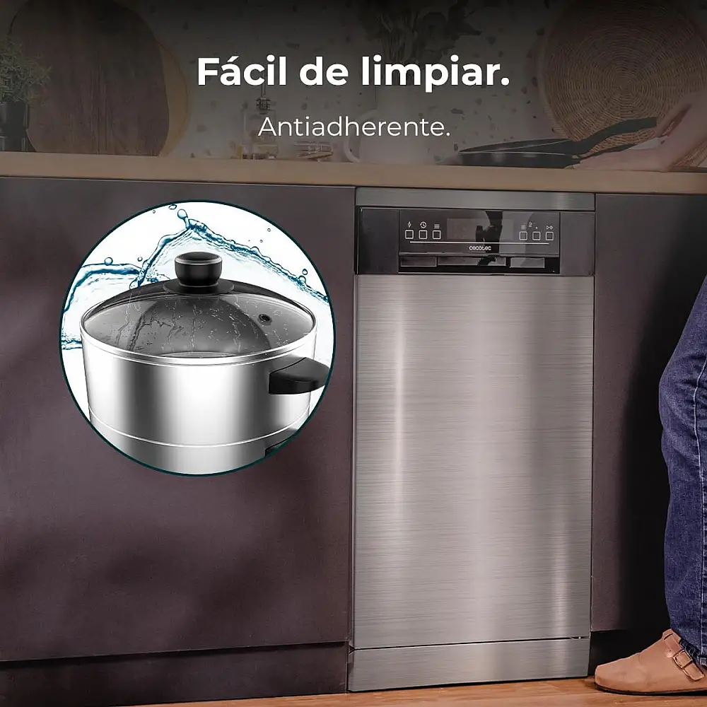 Ατμομάγειρας Vapovita SteelPot White – 1300W με 3 Δοχεία από Ανοξείδωτο Ατσάλι 10lt CEC-100630 Cecotec