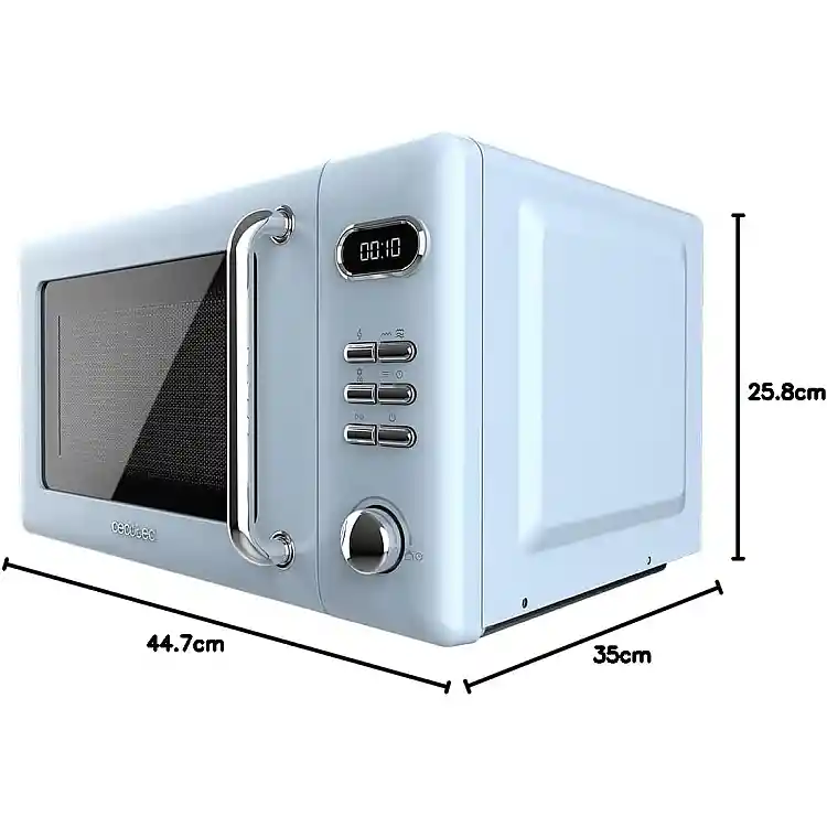 Ψηφιακός Φούρνος Μικροκυμάτων με Grill 20L Proclean 5110 Blue 700W Μπλε CEC-101130 Cecotec