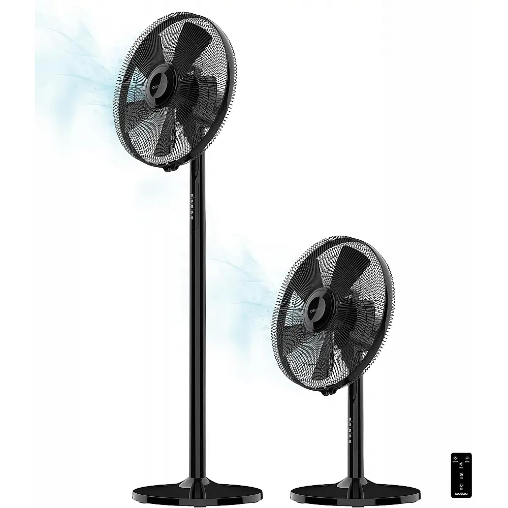 Ανεμιστήρας Δαπέδου & Επιτραπέζιος EnergySilence 555 2 in 1 Smart XL 55 W Μαύρο CEC-05875 Cecotec