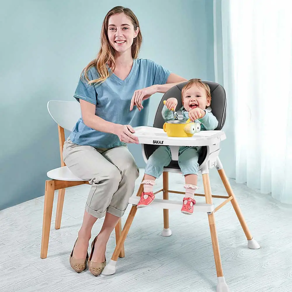 BAKAJI Καρεκλάκι Φαγητού Μωρού Ρυθμιζόμενου Ύψους Παιχνιδιού Καθιστικό 02813705