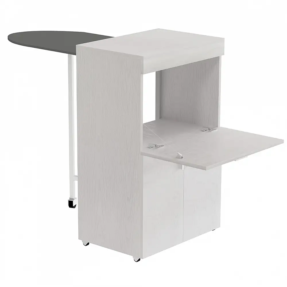 Shally Dogan Φορητή Σιδερώστρα Εξοικονόμησης Χώρου Λευκή 55x38x90.5 εκ. 02842138