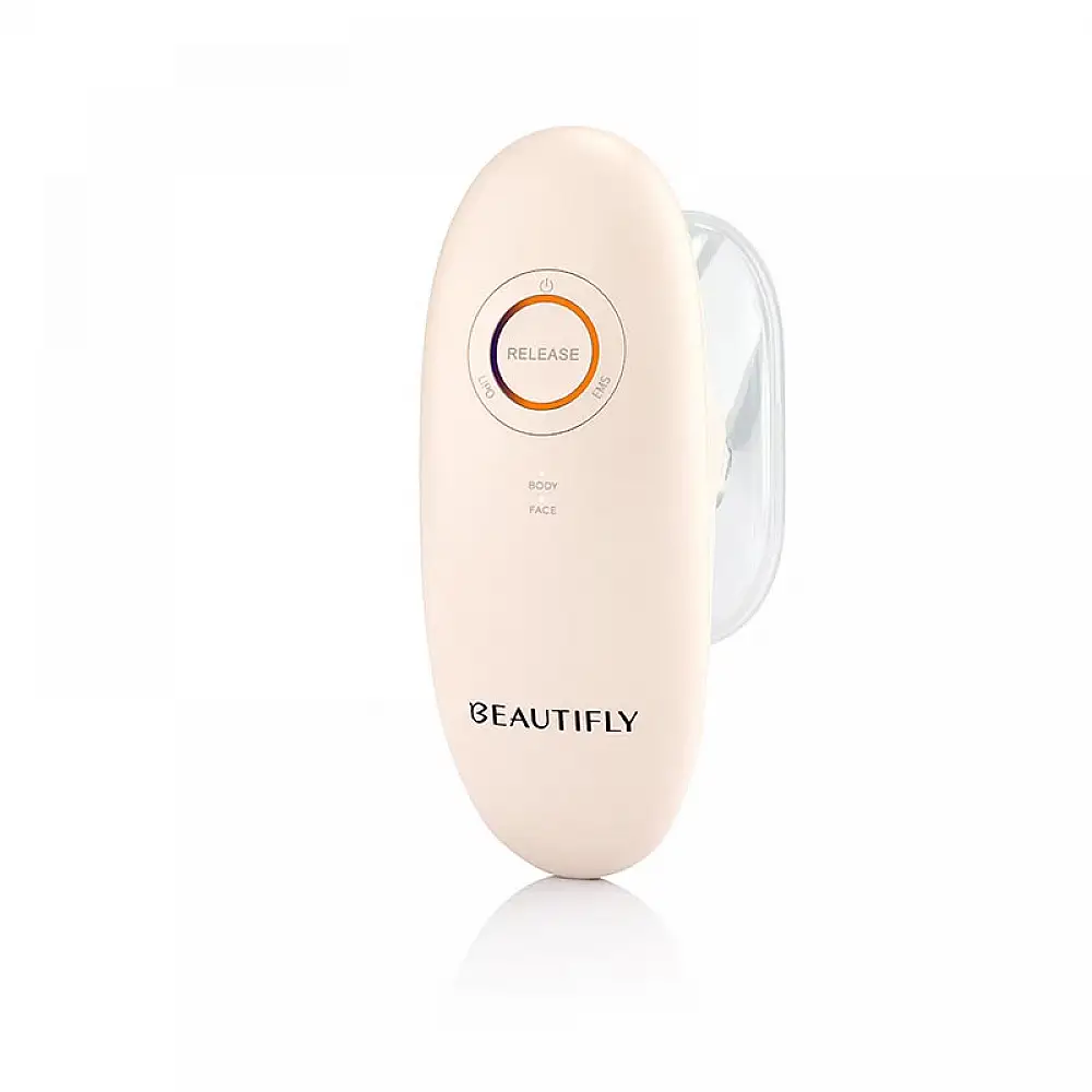 Συσκευή Αντιγήρανσης Προσώπου & Λιπομασάζ Σώματος με EMS, Αναρρόφηση & Κόκκινο Φως Ροζ 5903003701286 BEAUTIFLY