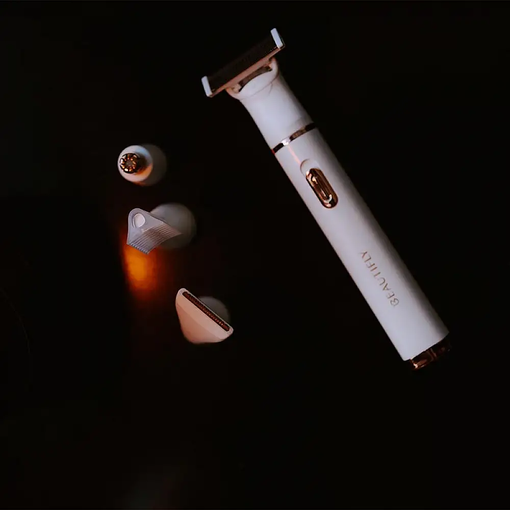 Επαναφορτιζόμενη Ξυριστική Μηχανή με 4 Επιχρυσωμένες Κεφαλές 24 Καρατίων 5903003701293 BEAUTIFLY