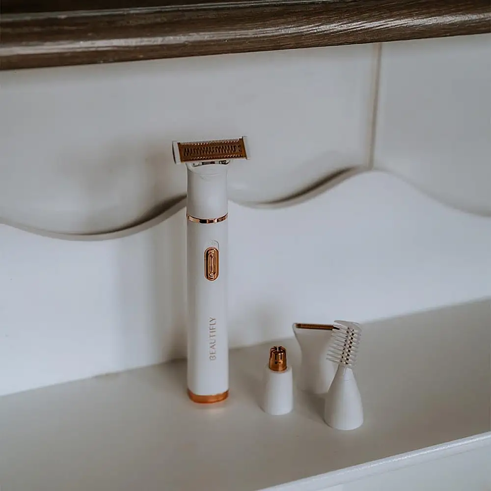 Επαναφορτιζόμενη Ξυριστική Μηχανή με 4 Επιχρυσωμένες Κεφαλές 24 Καρατίων 5903003701293 BEAUTIFLY