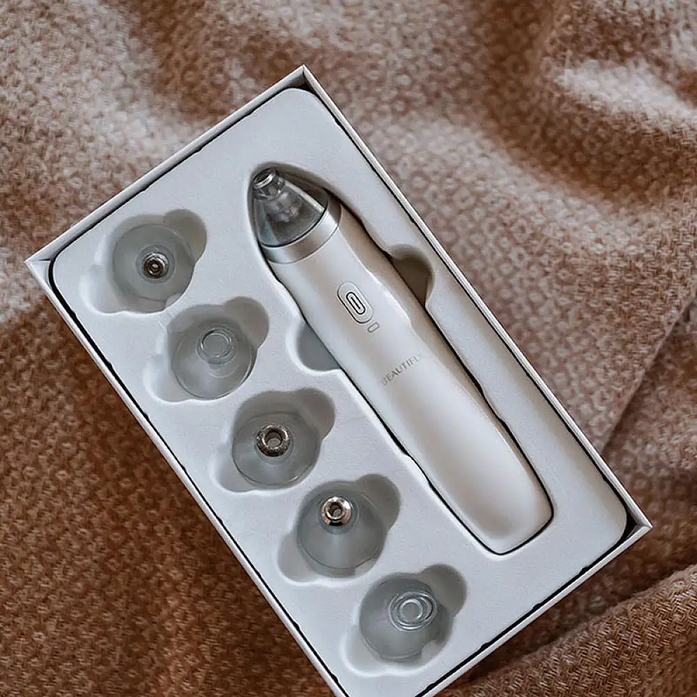 Συσκευή Καθαρισμού Προσώπου με Αναρρόφηση και 6 Ανταλλακτικές Κεφαλές 5903003700883 BEAUTIFLY