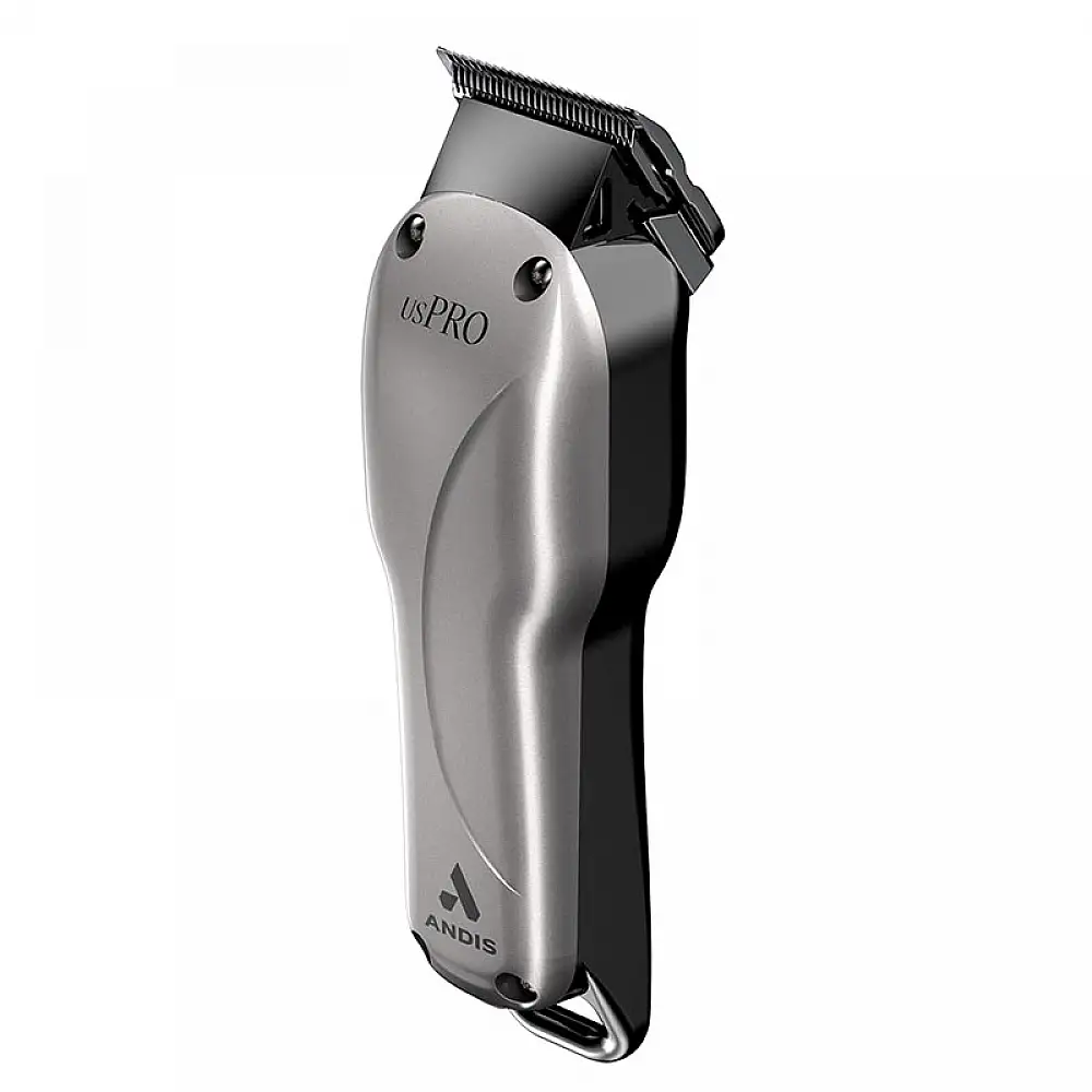 Επαγγελματική Κουρευτική Μηχανή Ρεύματος - Επαναφορτιζόμενη με 9 Χτενάκια Ασημί 73135 ANDIS