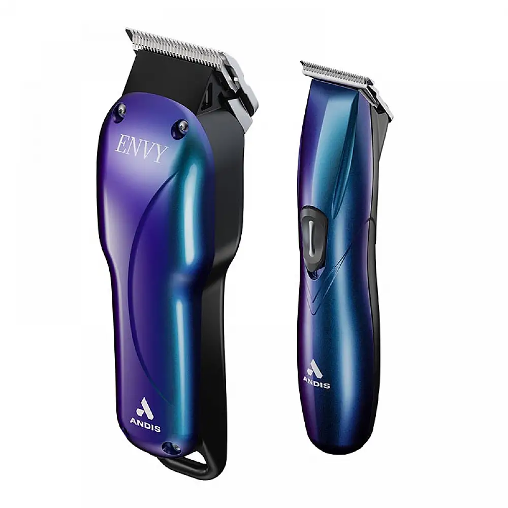 Σετ Επαγγελματική Κουρευτική & Τρίμερ Ρεύματος - Επαναφορτιζόμενο με 11 Χτενάκια Galaxy 561563 ANDIS