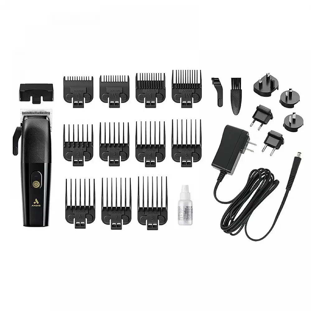 Επαγγελματική Κουρευτική Μηχανή Ρεύματος - Επαναφορτιζόμενη me 11 Χτενάκια Μαύρο 560901 ANDIS