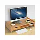 Ξύλινη Βάση από Μπαμπού για Οθόνη Υπολογιστή με 1 Συρτάρι 49 x 25.5 x 11.5 m HOMCOM 920-042