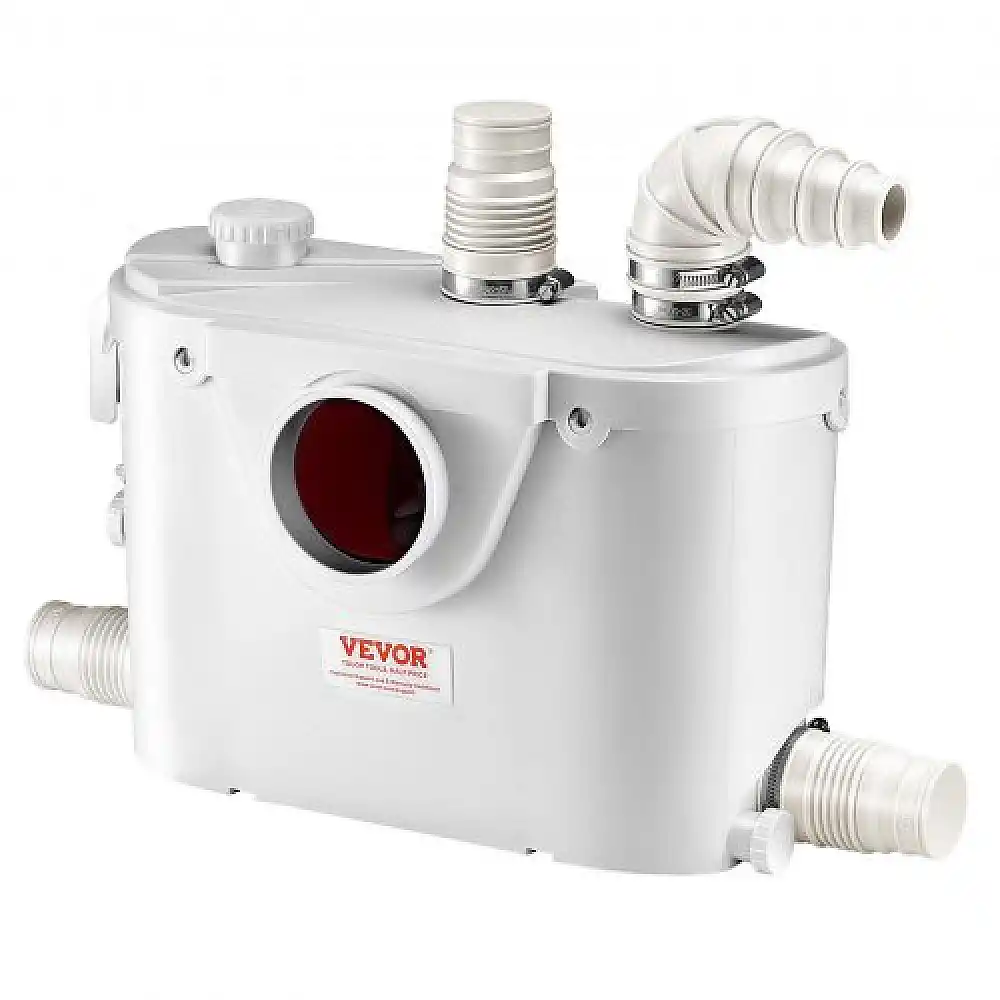 VEVOR Αντλία Μακερατέρ 500W για Τουαλέτα και Νιπτήρα Υπογείου MTJZBXWG500W68UQ8V2