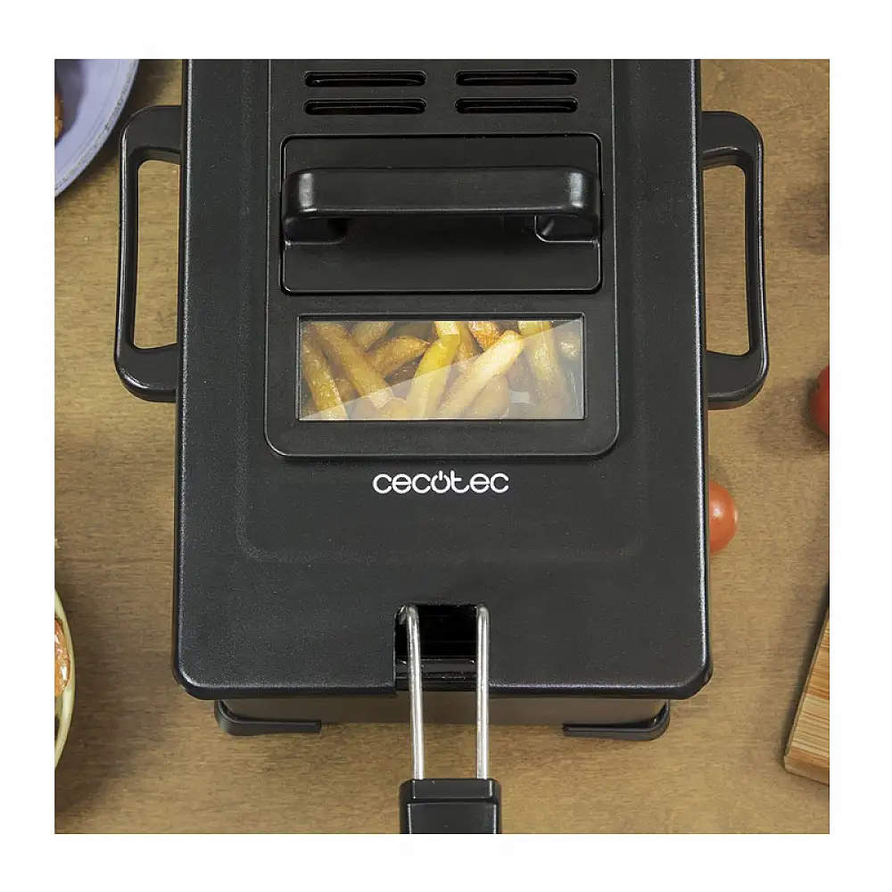 Φριτέζα με Φίλτρο Καθαρισμού Λαδιού Cecotec CleanFry Infinity 3000 3 Lt Χρώματος Μαύρο CEC-03072