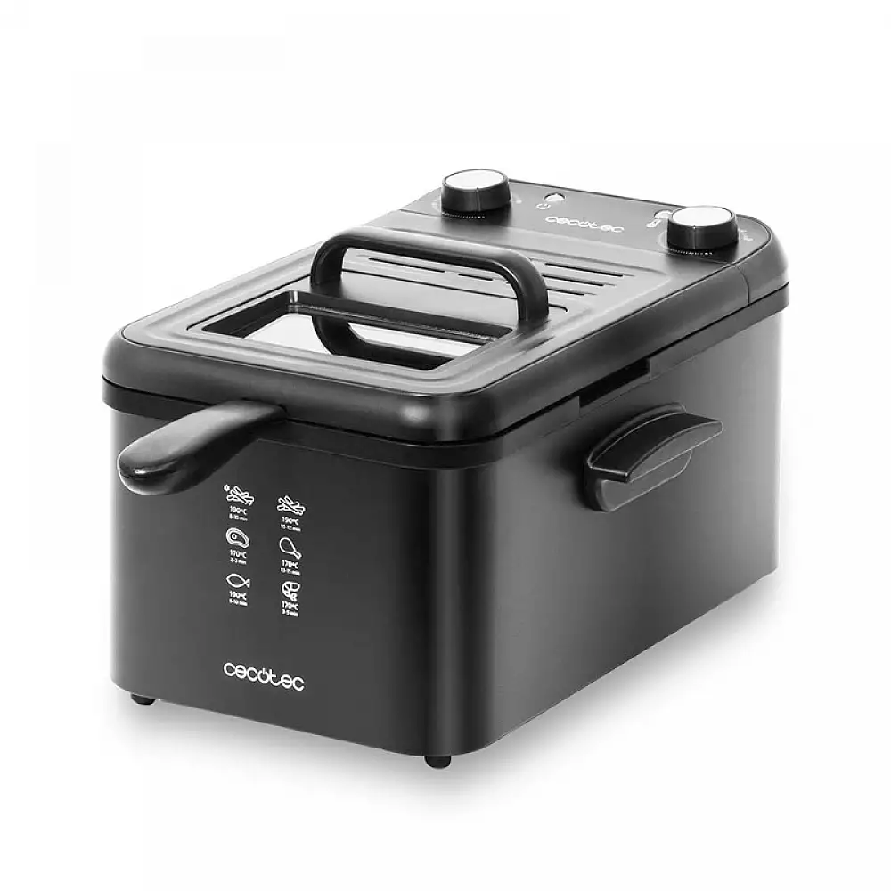 Φριτέζα με Φίλτρο Καθαρισμού Λαδιού Cecotec CleanFry Infinity 3000 3 Lt Χρώματος Μαύρο CEC-03072